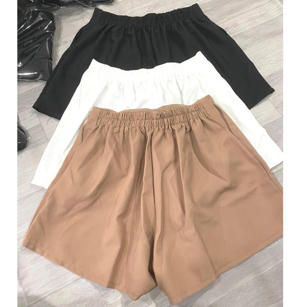 Combo 2 quần đùi xếp ly bigsize nữ QDXL