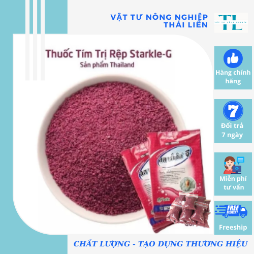 Thuốc tím trị rệp, Starkle-G, bao 50gr, lưu dẫn, an toàn, hiệu quả, dùng cho sen đá, xương rồng