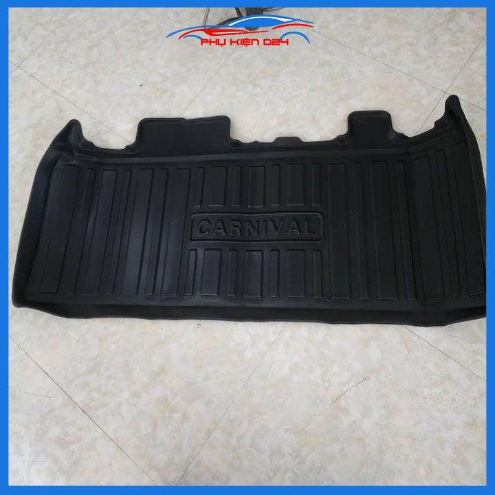 Thảm nhựa lót cốp Carnival 2021-2023 tấm lót sàn cốp bằng nhựa dẻo cao cấp, không mùi, chống thấm nước tốt