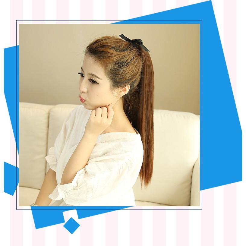 Tóc cột đuôi thẳng 50cm