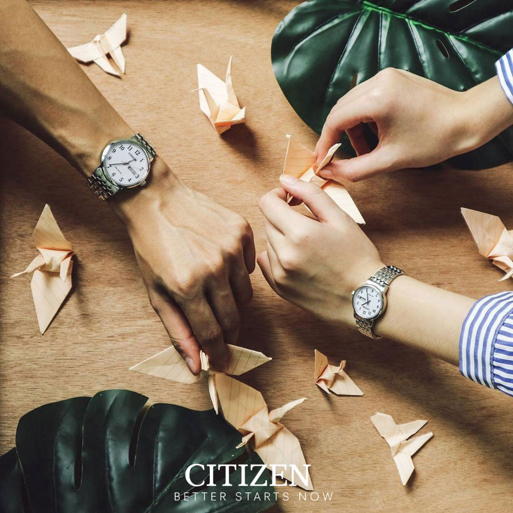 Đồng Hồ Nữ Citizen Dây Thép Không Gỉ EW3250-53A - Mặt Trắng