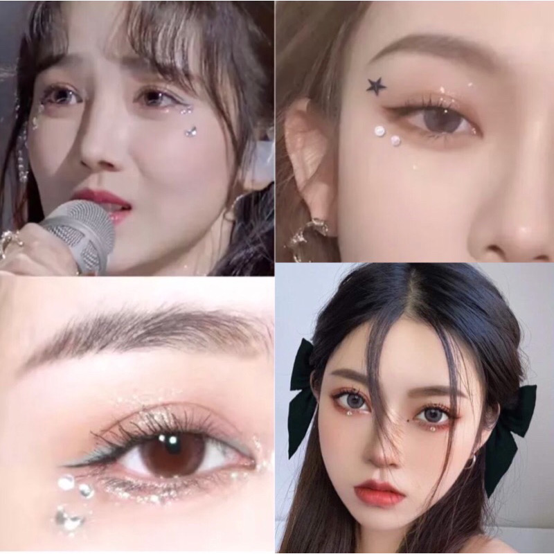 Phụ Kiện Đá Đính Mắt Make up trang điểm thoải mái kết hợp sáng tạo nhiều concept chụp ảnh