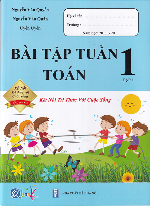 Sách - Bài tập tuần Toán 1 tập 1 (Kết nối tri thức với cuộc sống)