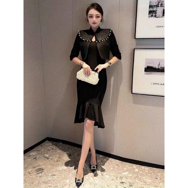 ĐẦM BODY SÁT NÁCH KÈM ÁO KHOÁC
