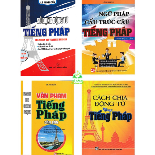 Sách - Combo Học Tiếng Pháp Cho Người Mới Bắt Đầu (4 quyển - tái bản )