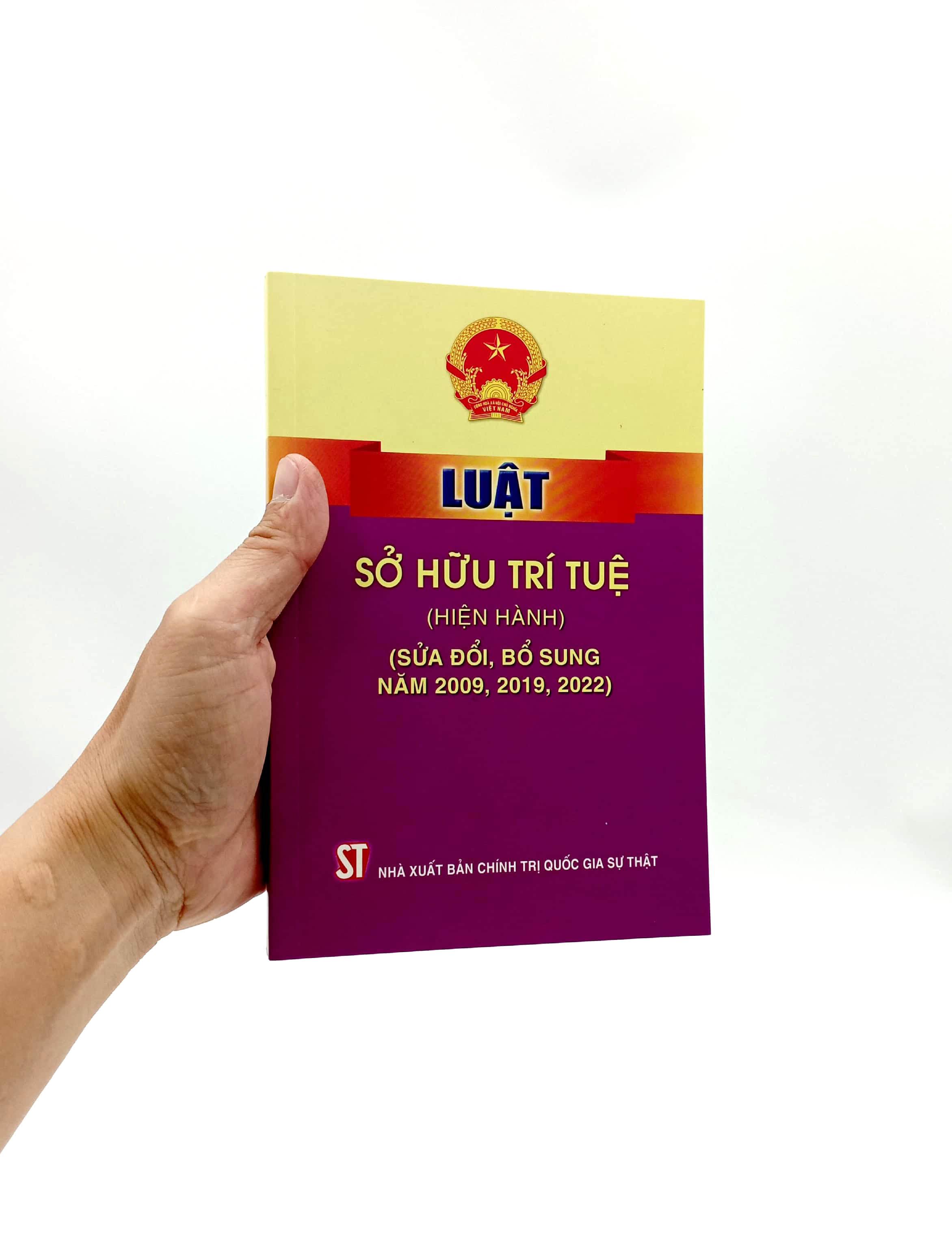 Luật Sở Hữu Trí Tuệ (Hiện Hành) (Sửa Đổi, Bổ Sung Năm 2009, 2022)