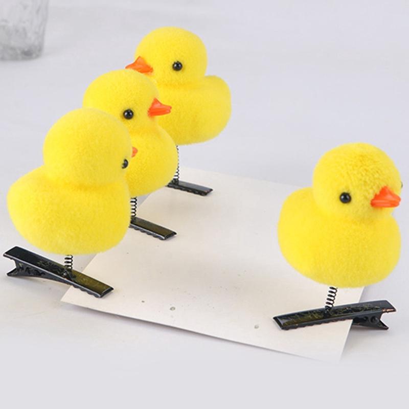 Kẹp Tóc Hình Chú Vịt Dễ Thương Cho Nữ
