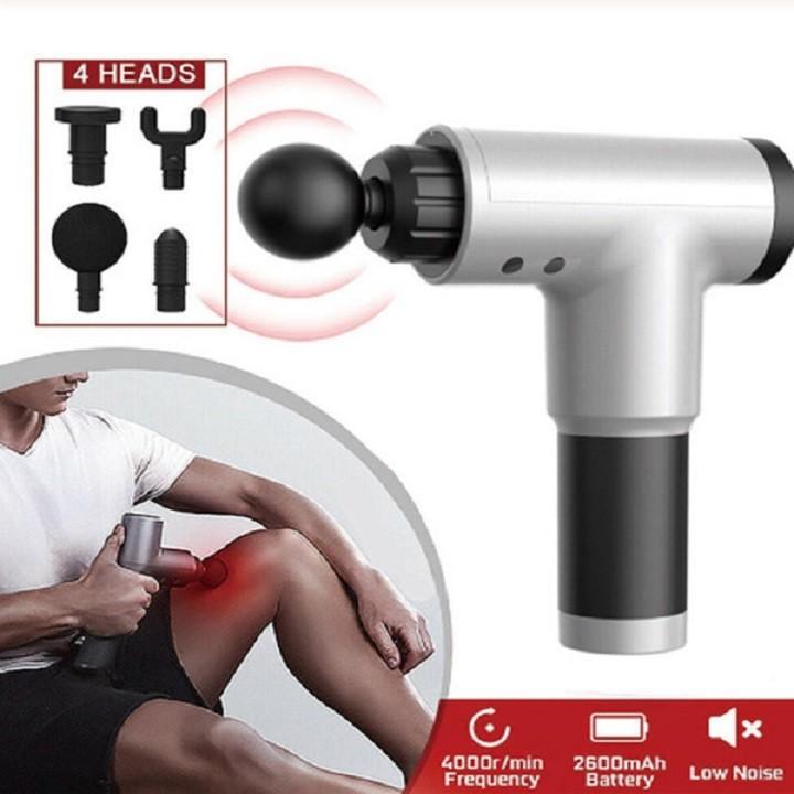 Máy Massage giãn cơ 4 Đầu 6 Chế Độ Fascial Trị Nhức Mỏi Vai Gáy