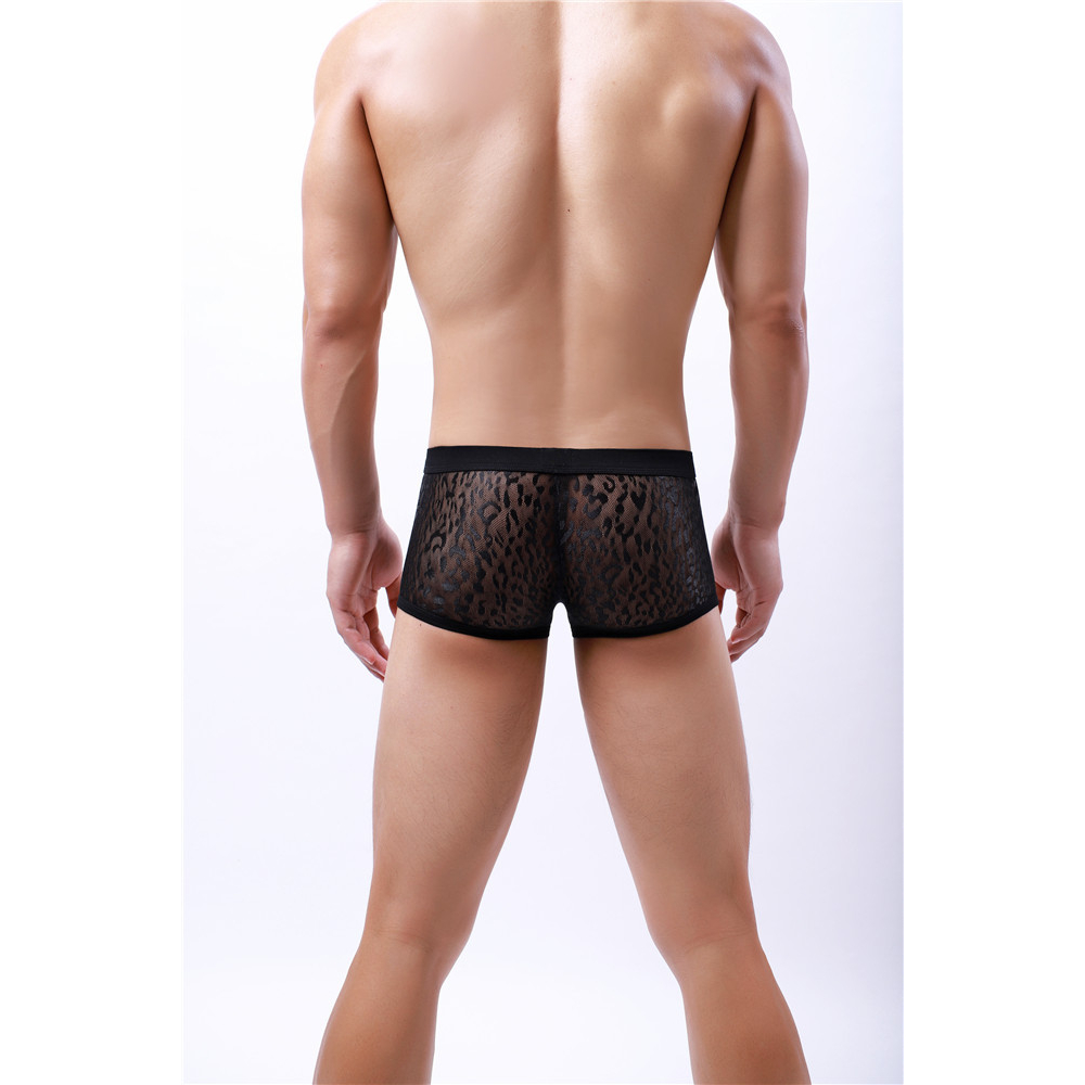 Quần lót nam boxer Sexy Vải Ren Manvenbeck MK068 Kháng Khuẩn Khử Mùi, Thoáng Mát