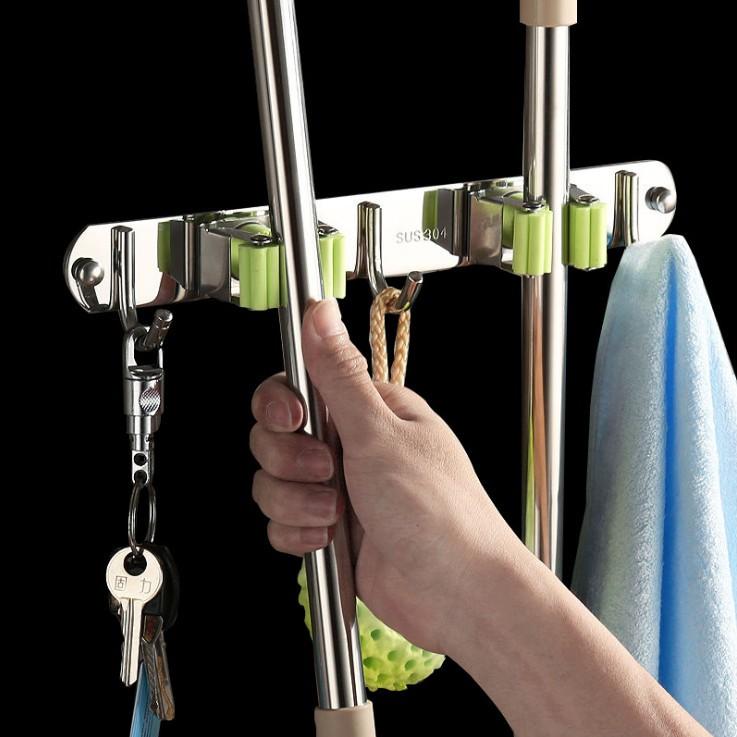Móc treo dụng cụ vệ sinh SUS304 không dần khoan