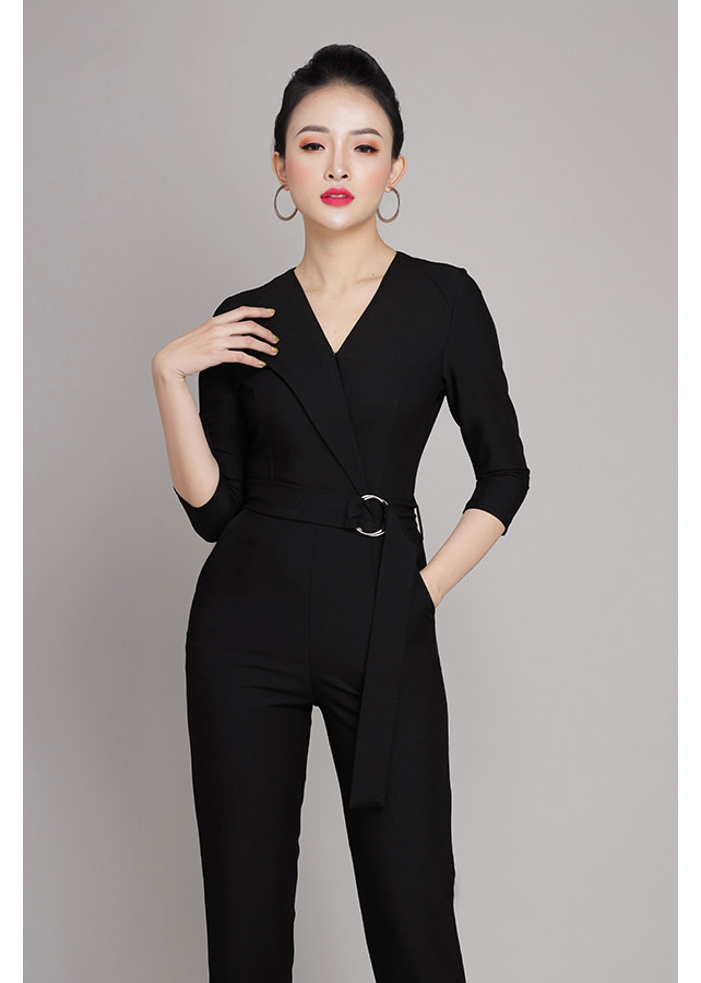 Jumpsuit cổ vest 1979