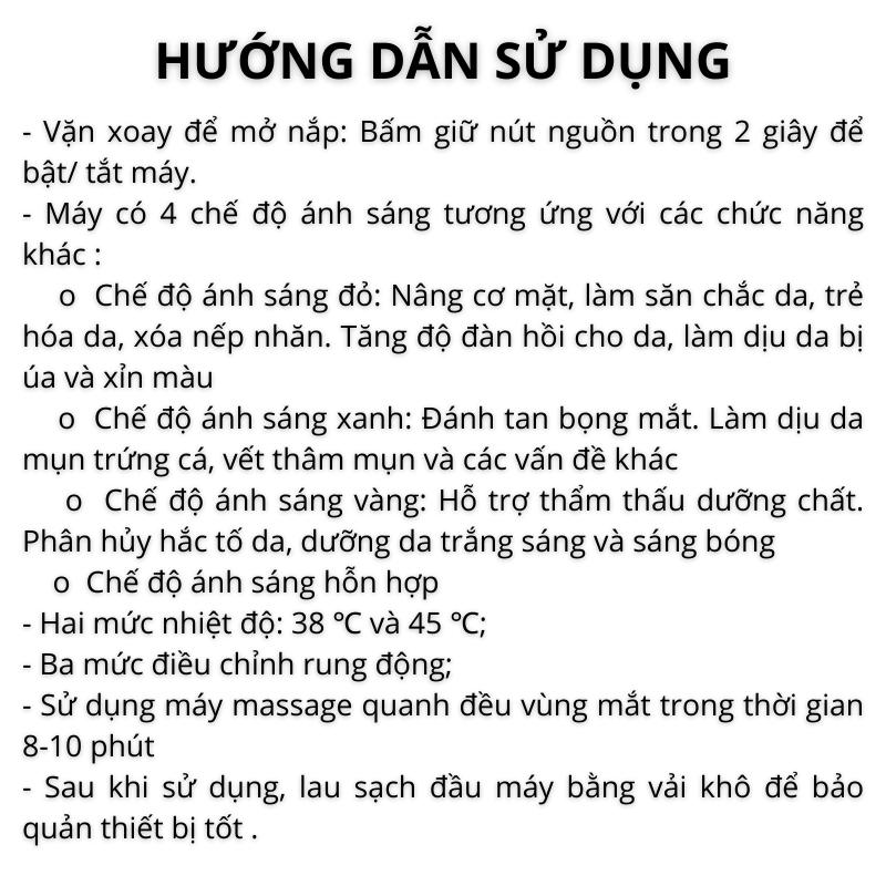 Máy Massage Mắt Kiểu Bút Xóa Nếp Nhăn Nâng Cơ Chống Thâm Quầng Tan Bọng Mắt KONKA KZ-Y8 - Hàng Nhập Khẩu