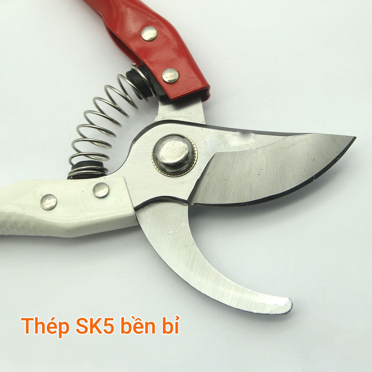 Kéo cắt cành 200mm cán trắng đỏ BD035