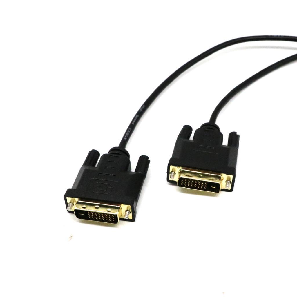 DVI to DVI Cable Male DVI-D for LCD Monitor Computer PC Projector DVD