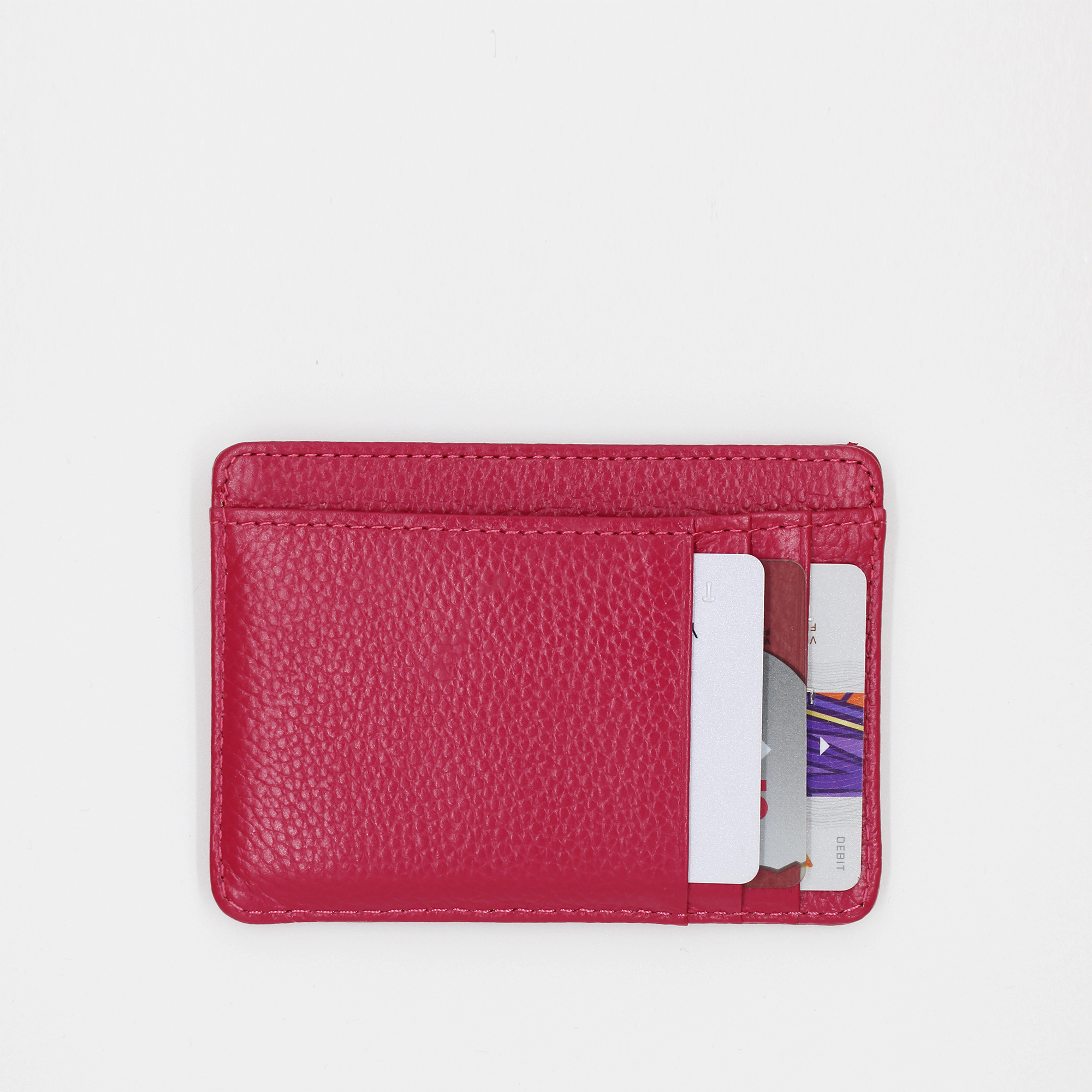 Ví Đựng Thẻ Card Holder Da Thật Genuine Leather Kiểu Dáng Thanh Lịch Aaa Jeans