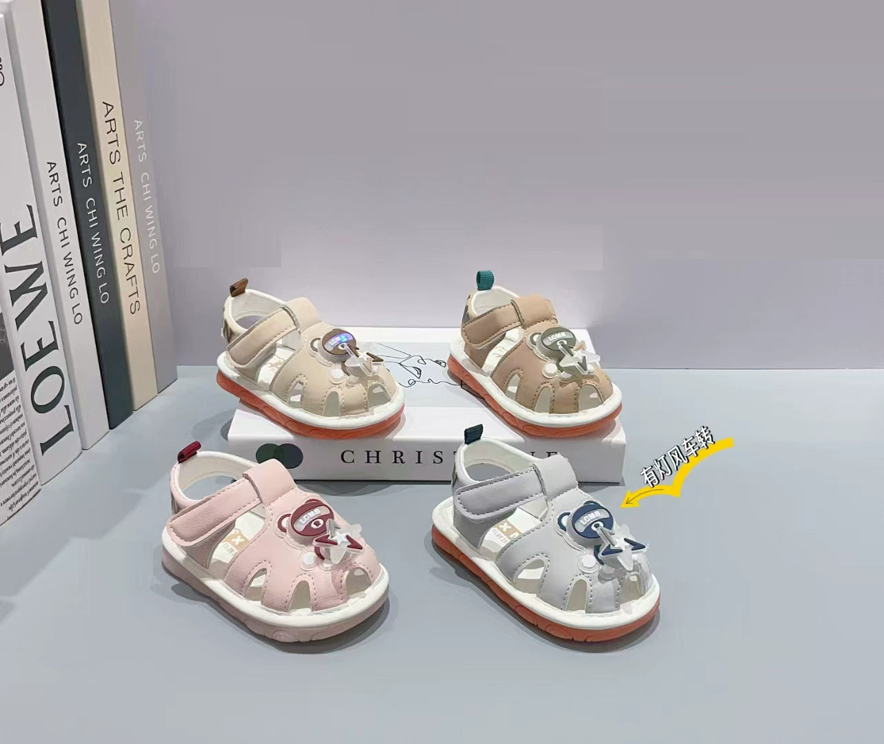 Giày Sandal quai hậu tập đi cho bé phong cách dễ thương  – GSD9199