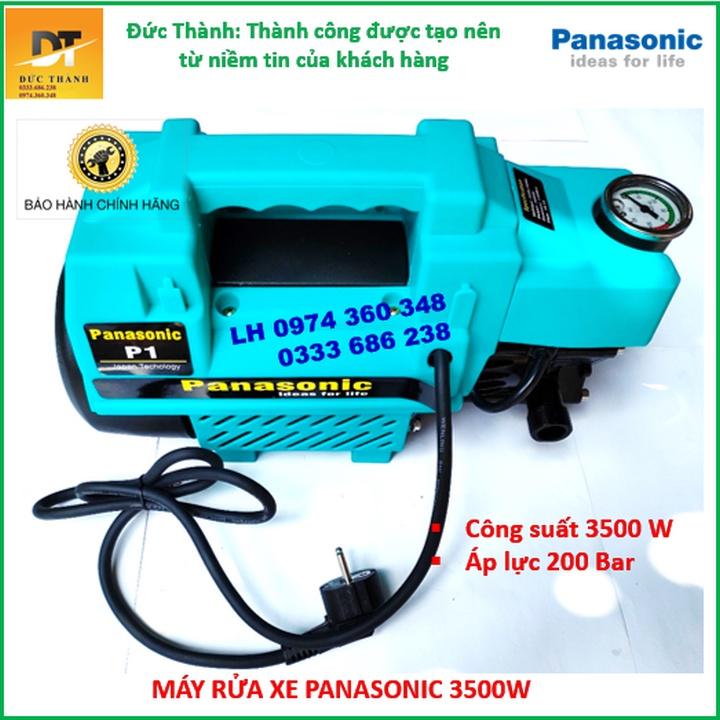 Máy rửa xe PANASONIC 3500W mày xanh