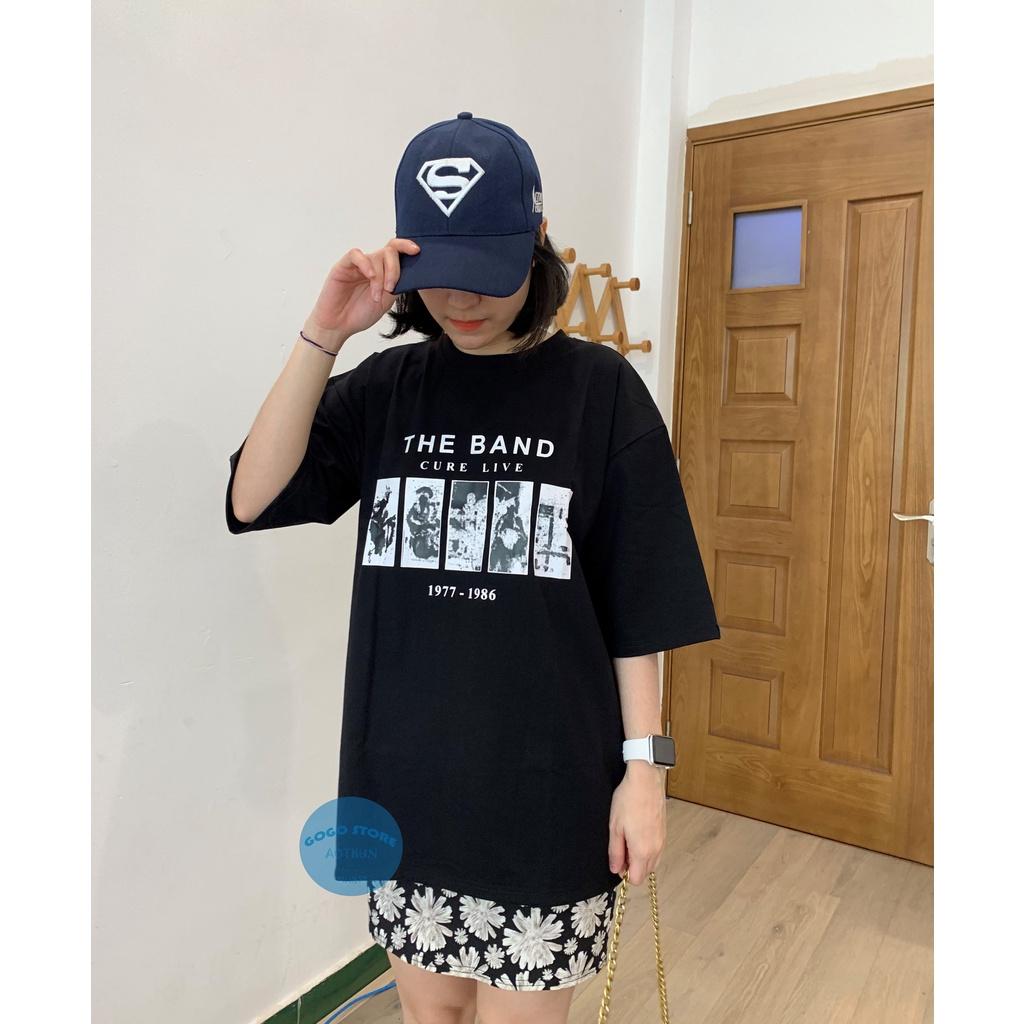Áo thun đen unisex in nổi- nam nữ-thun co giãn 4 chiều