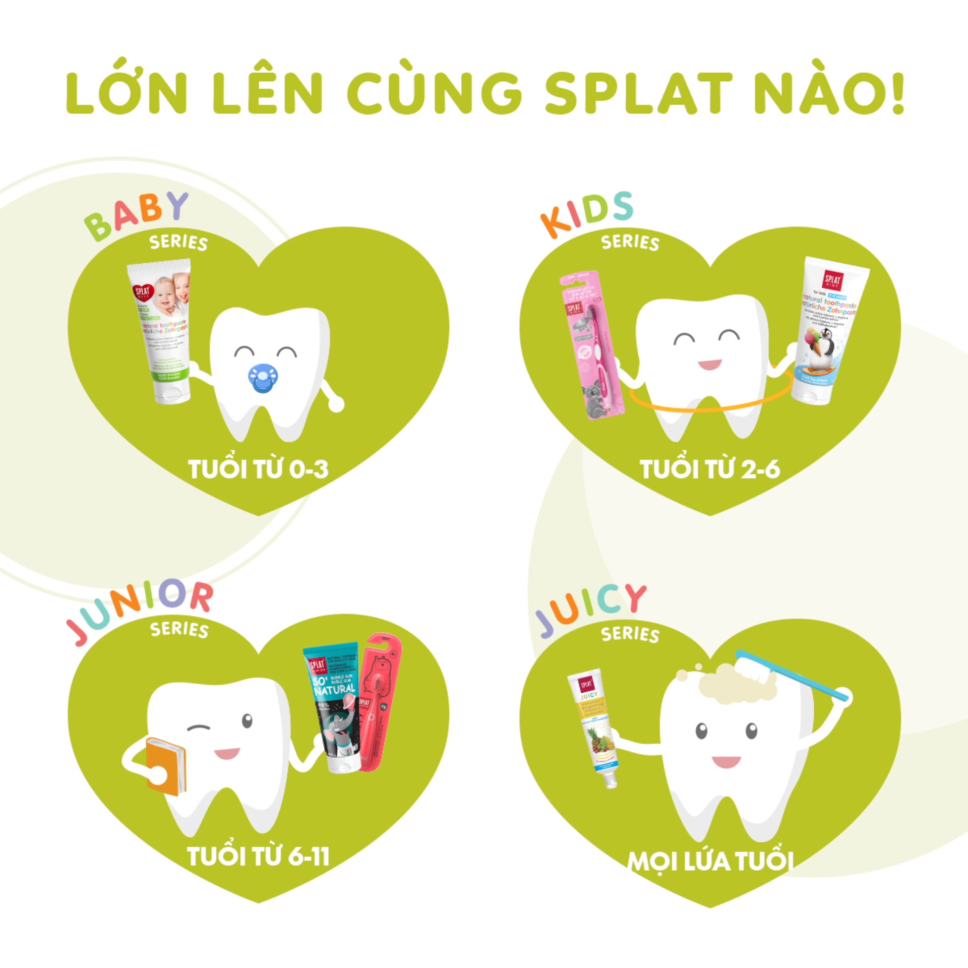 Kem Đánh Răng Cho Bé Từ 2 - 6 Tuổi Vị Dâu Rừng Và Cherry SPLAT Kids Bảo Vệ Khỏi Mảng Bám, Sâu Răng Tuýp 50ml