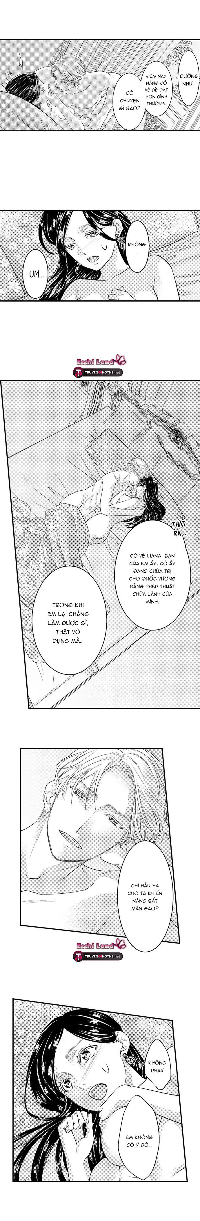chuyển sinh vào thế giới khác ~ nếu muốn trở thành nữ hoàng hãy tìm cách để được hoàng đế sủng ái vào ban đêm chapter 64.1 5