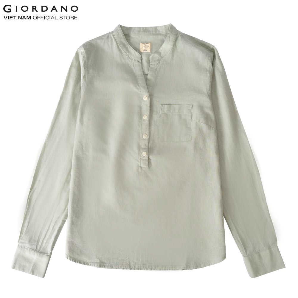 Áo Sơ Mi Linen Nữ Giordano 05340005