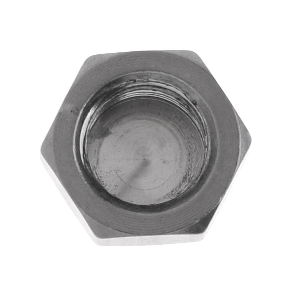 2x Aluminum Alloy Fishing Reel Handle Screw Nut Baitcasting Reel Handle Replacement Part Accessory