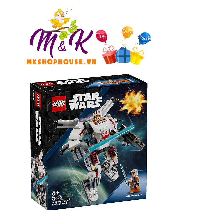 Đồ Chơi Lắp Ráp Chiến Giáp X-Wing Của Luke Skywalker LEGO STAR WARS 75390 (195 chi tiết)