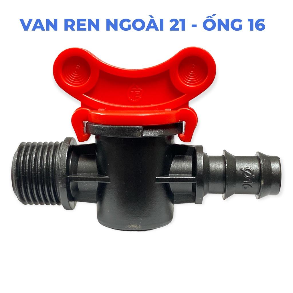 Van ống LDPE 16mm - Van ống 16