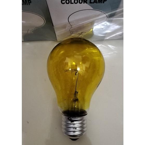 Bóng đèn sợi đốt (dây tóc) thủy tinh màu đỏ, xanh, vàng chống rung E27 220V 40W (LAMP COLORED E-26/27, 220-240V 40W)