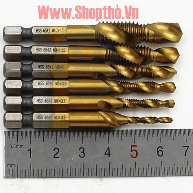 Bộ 6 mũi taro ren