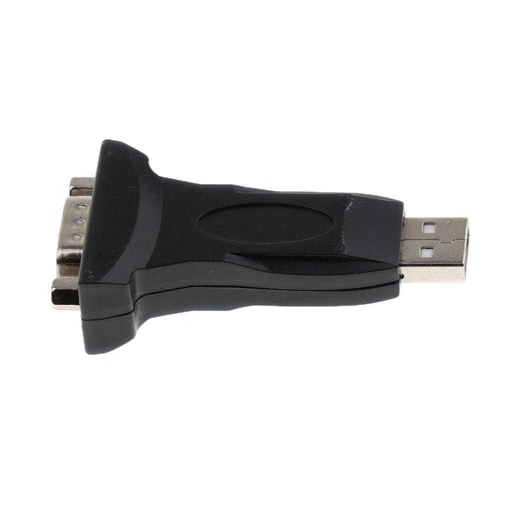 USB 2.0 to RS232 Serial DB9 Adapter Converter Plug 480Mbps for Computer