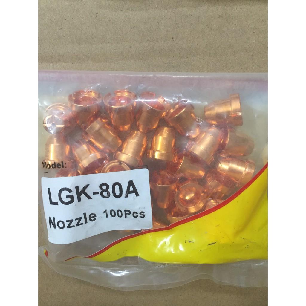 Bộ bép cắt plasma LGK80A đồng đỏ - Bép cắt KLG80
