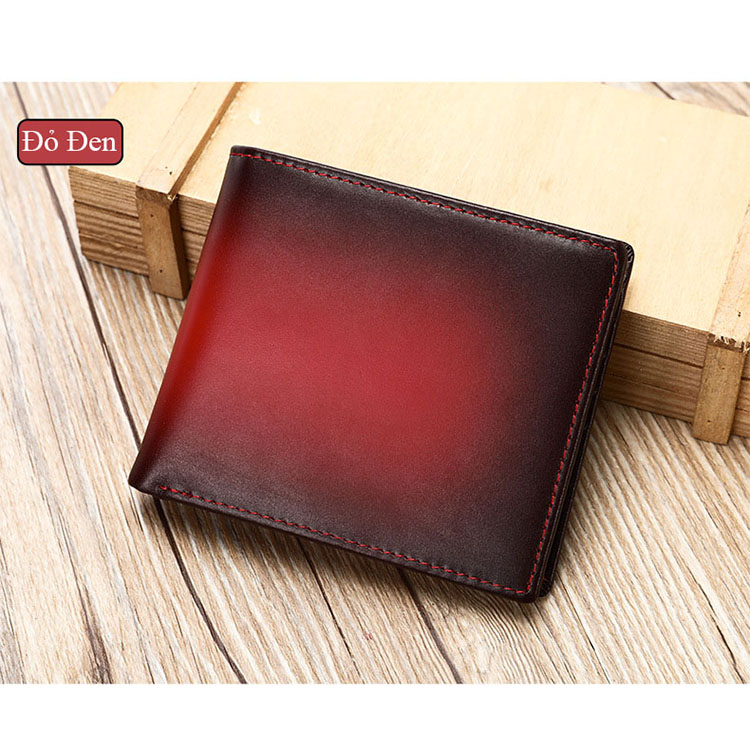 Ví nam ngang da bò loang cao cấp chống RFID BHM1216