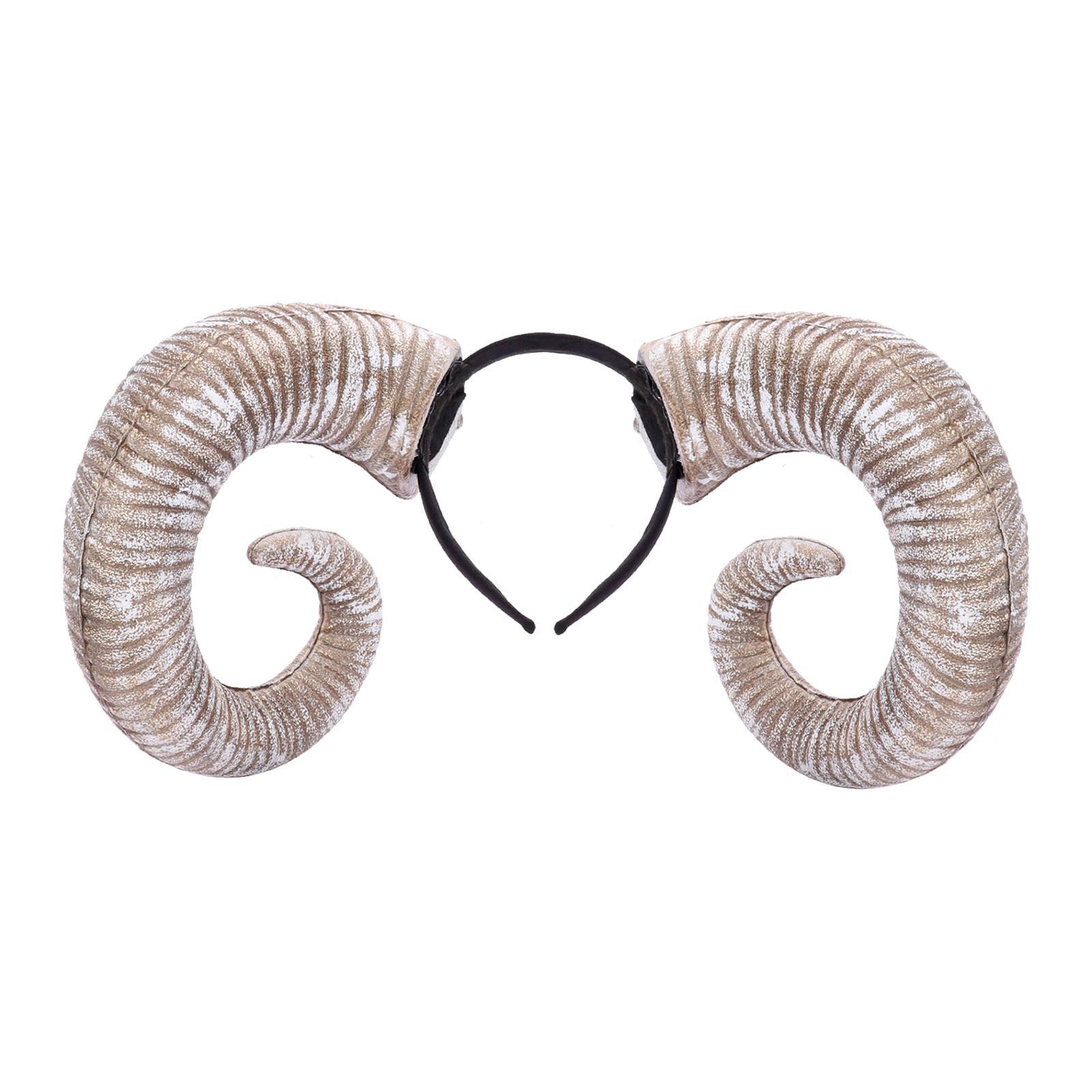 Devil Hair Band Hair Hoop Headband, Sheep Women Headpiece, for Party Decoration Fancy Dress Festival Halloween Dance Show