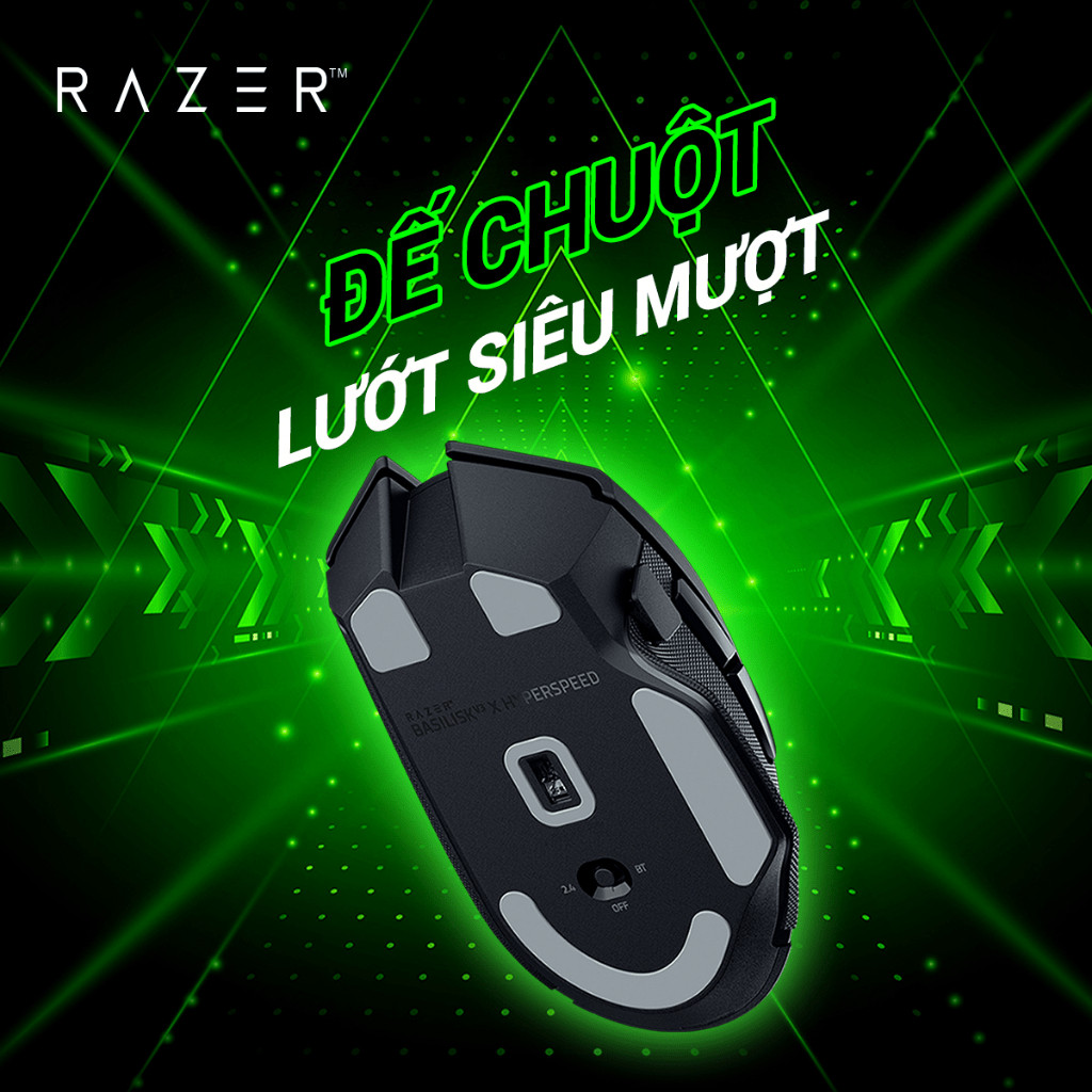 Chuột không dây Mouse Basilisk V3 X Hyperspeed - Hàng Chính Hãng