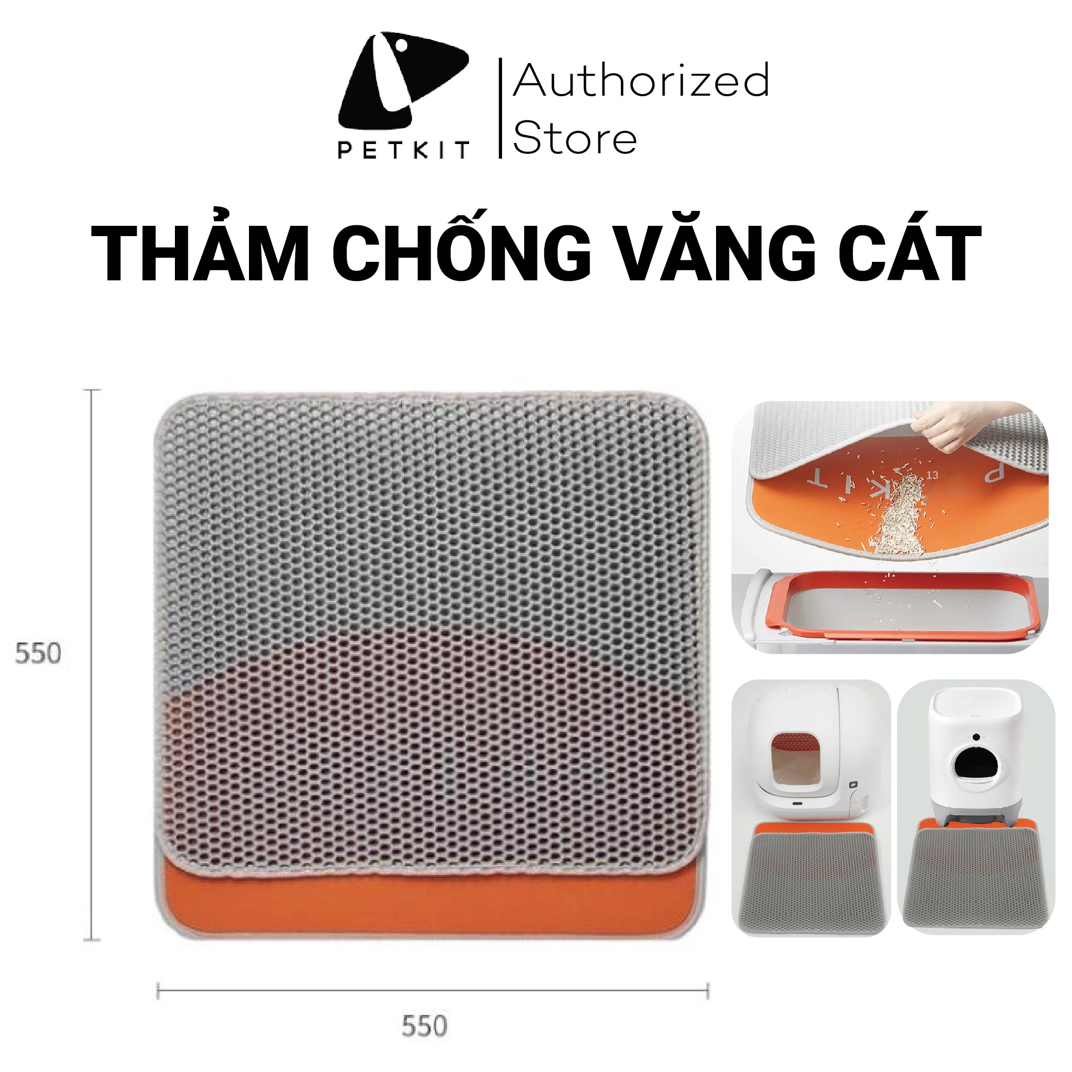 Thảm Chống Văng Cát Dùng Cho Máy Vệ Sinh Tự Động Petkit Pura Max Pura X