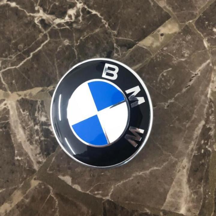 Logo biểu tượng huy hiệu gắn trước và sau xe ô tô BMW cao cấp: Đường kính 82mm và 74mm