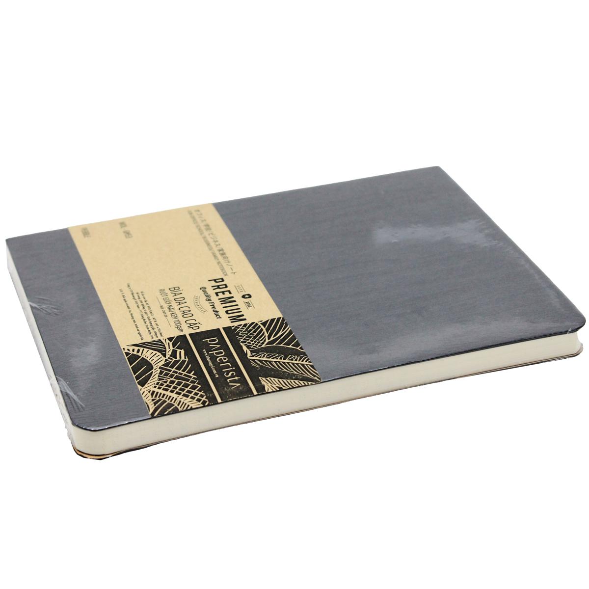 Sổ Da Bìa Mềm Vân Gỗ A5 - Không Kẻ Có Chấm - 200 Trang 100gsm - Blueangel WOL-GM53