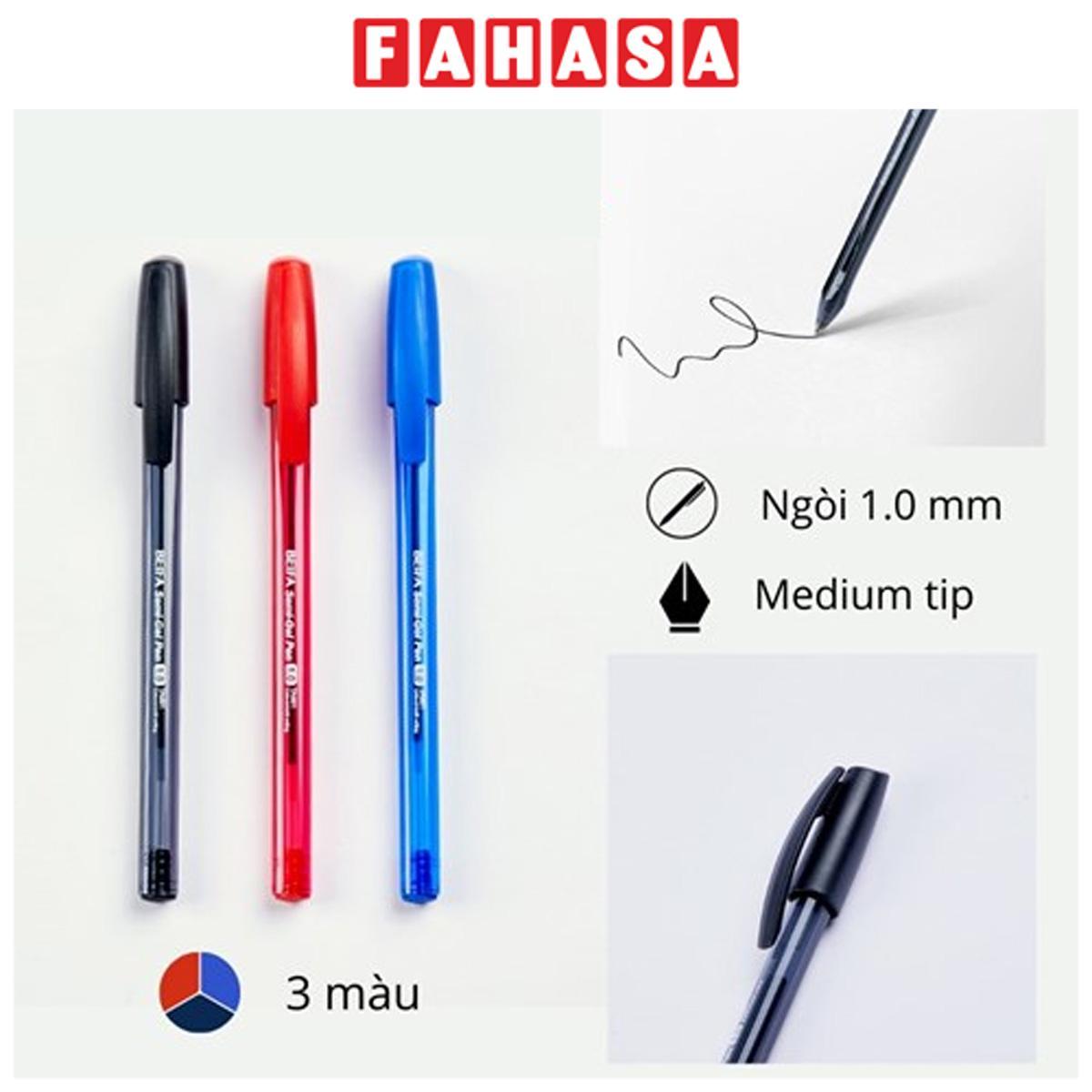 Bút Semi Gel Pen 1.0 mm - Beifa TA601 - Mực Đỏ