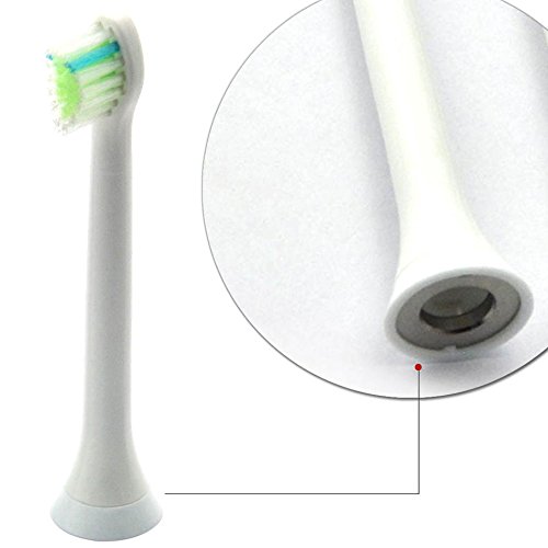 Cho máy Philips Sonicare, Bộ 4 đầu bàn chải đánh răng điện HX-6074, dòng máy HX3, HX6, HX7, HX8, HX9, R, FlexCare +, FlexCare, HealthyWhite, HydroClean, EasyClean, DiamondClean-Cho răng nhạy cảm, mát xa nướu lợi