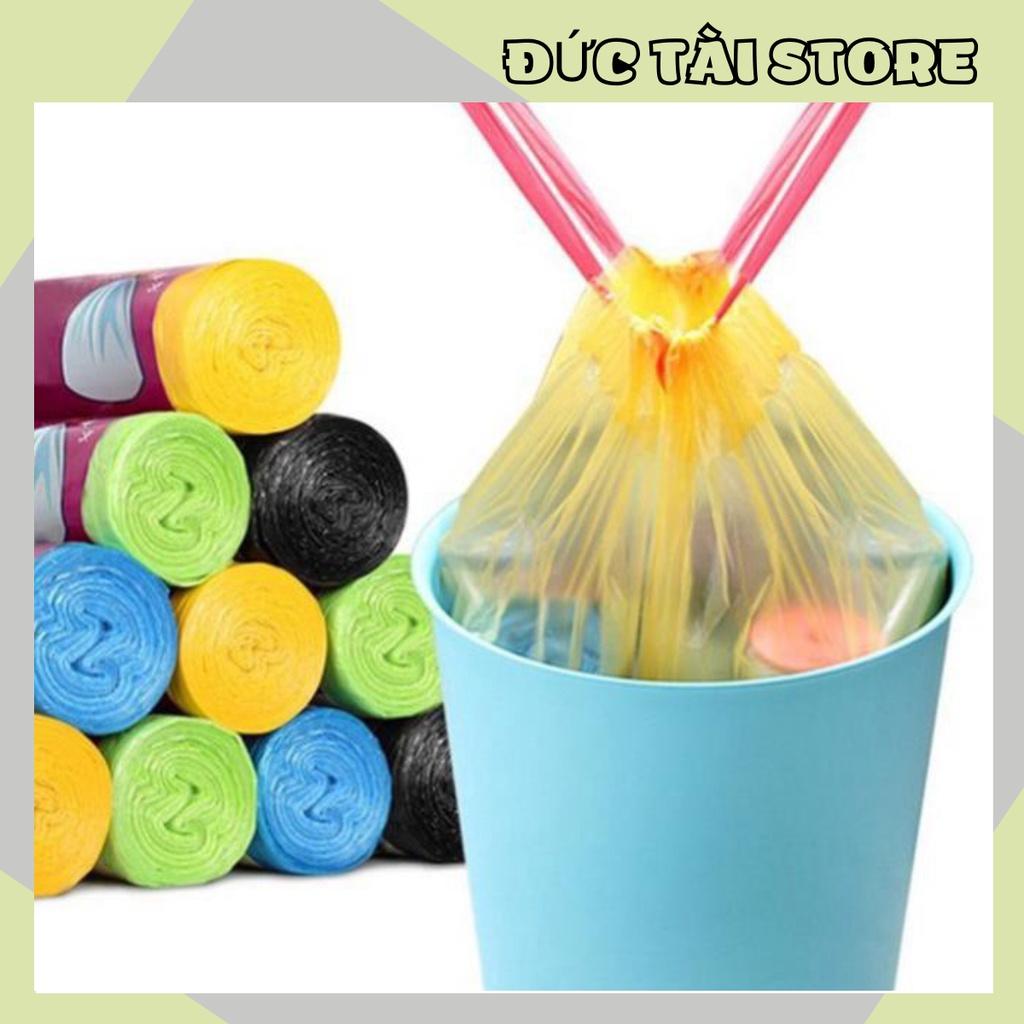 1 CUỘN TÚI RÁC SINH HỌC CÓ DÂY RÚT (15 TÚI/CUỘN) 1332  ĐỨC TÀI STORE