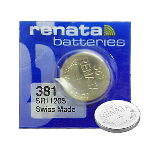 Pin đồng hồ Thụy Sỹ RENATA 381 / SR1120SW oxit bạc Made in Swiss (Dạng Vỉ 10 Viên