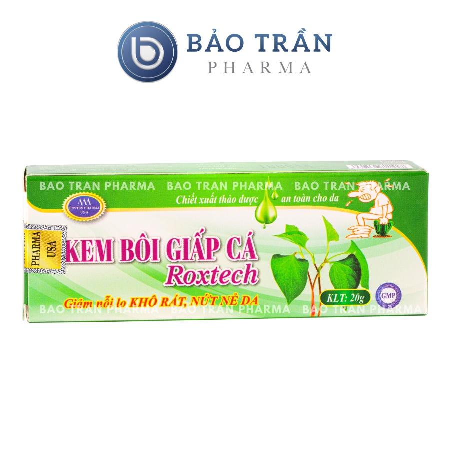 Kem bôi giấp cá Roxtech giảm nứt nẻ, dưỡng ẩm da, giảm khô rát, giảm đau rát búi trĩ (Tuýp 20g)