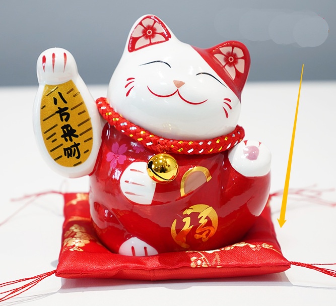 Mô hình Mèo Lucky Neko may mắn ống tiết kiệm nhỏ trang trí nhà cửa xe hơi_ Hàng Chính Hãng