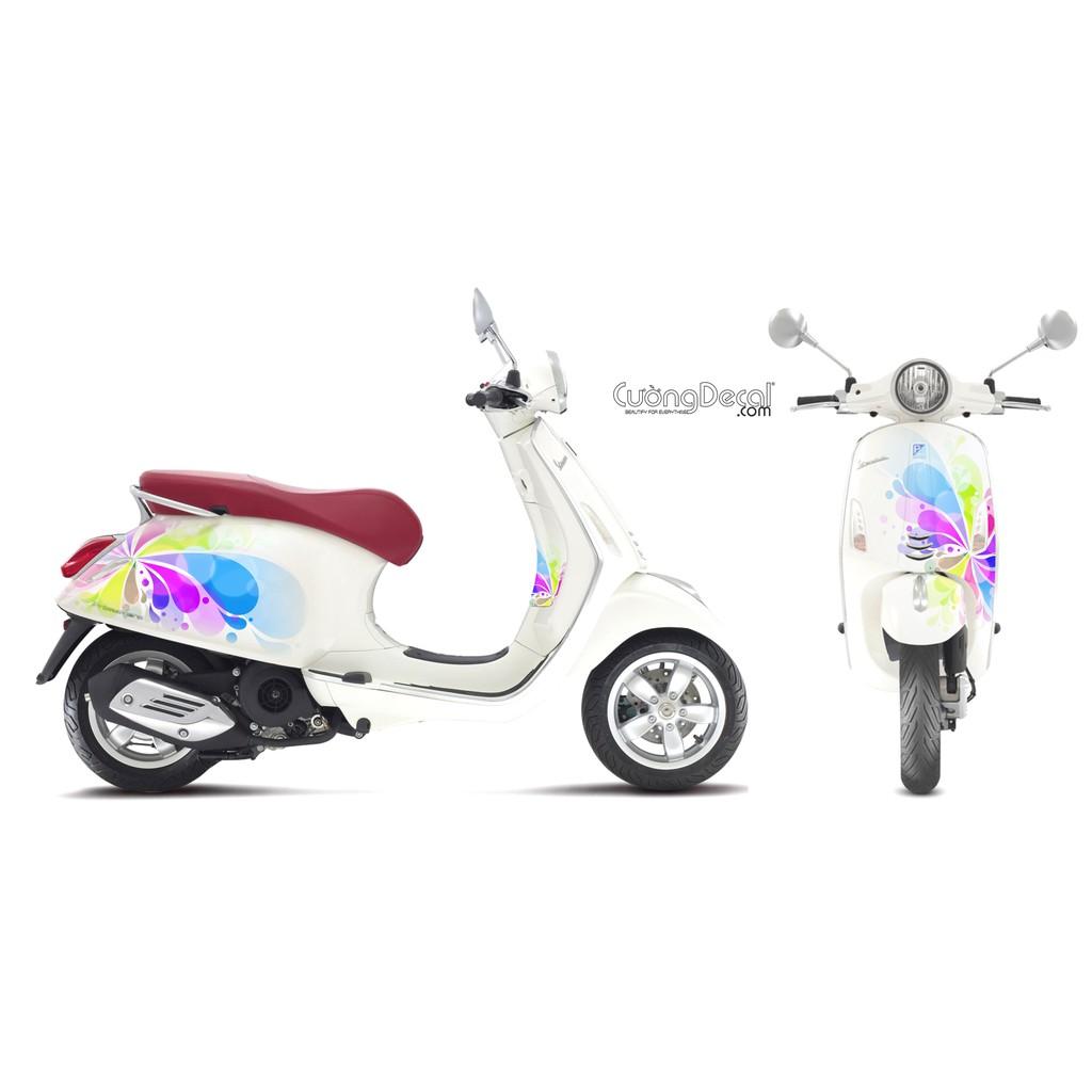 Bộ decal tem trùm Vespa Primavera - Sprint Vespa Art