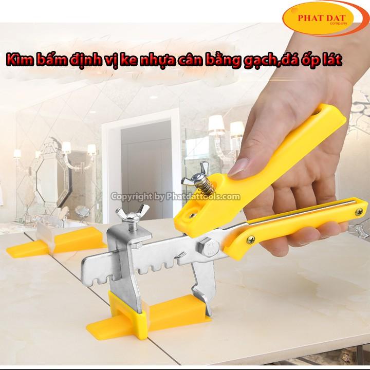 Combo 1 Kìm Ke+100 Ke Nêm+300 Ke Cân Bằng Ốp Lát Gạch-Size Tùy Chọn 1.0-1.5-2.0mm