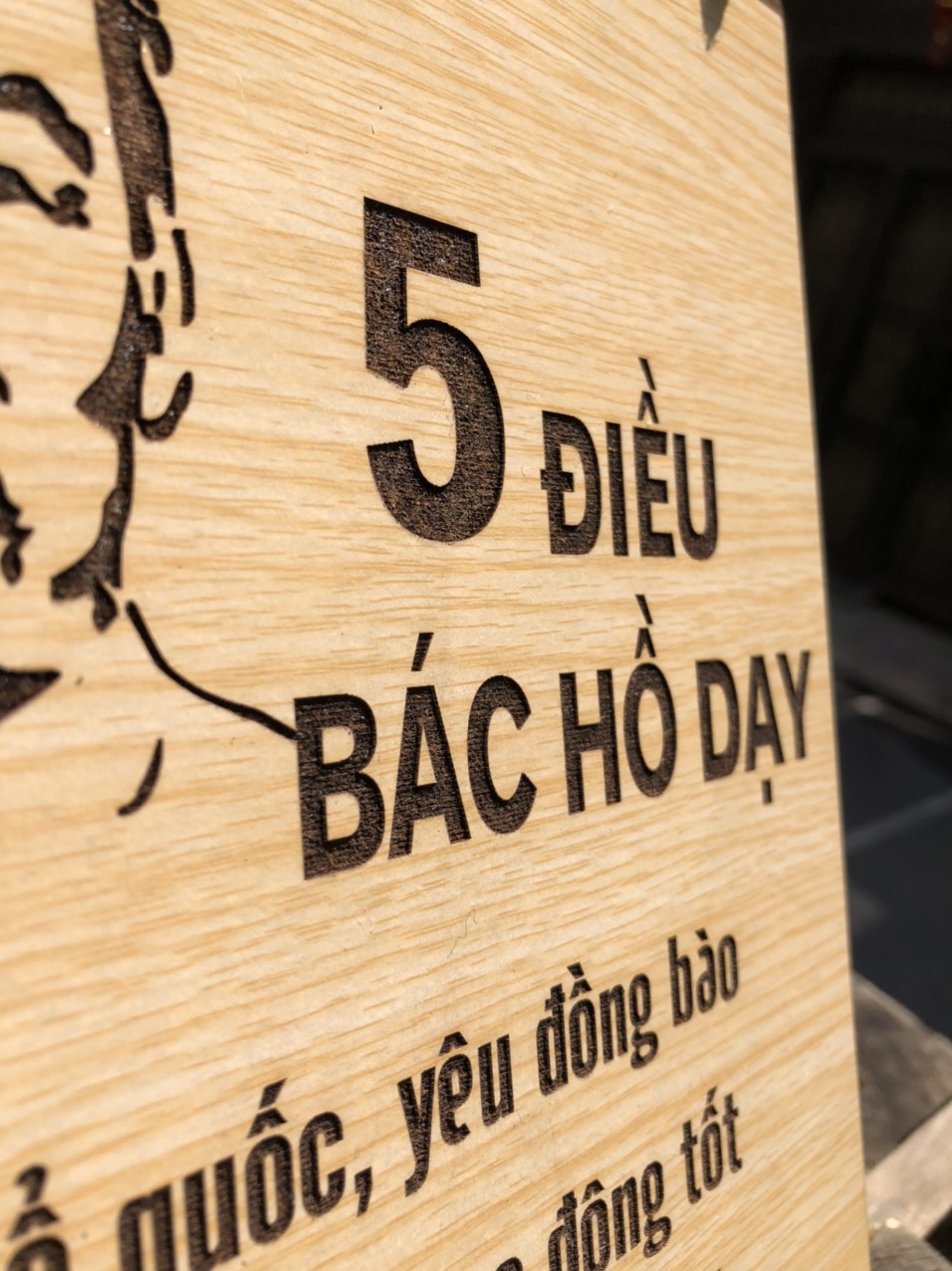 Tranh Động Lực - 5 ĐIỀU BÁC HỒ DẬY
