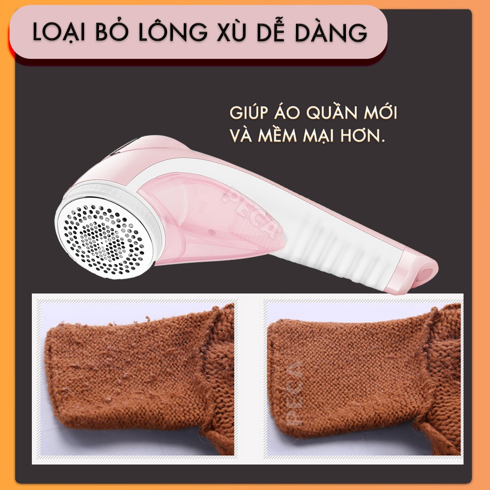 Máy cắt lông xù chuyên nghiệp Kemei KM-1905 hoạt động mạnh mẽ công suất 9W sử dụng sạc USB dùng cắt lông xù thừa trên vải, thú nhồi bông, chăn ga nệm nhanh chống