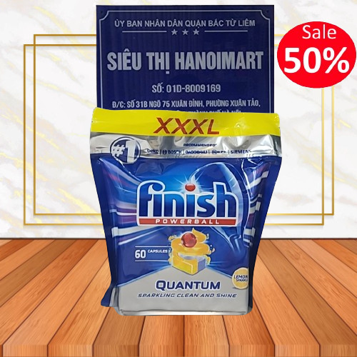 Viên rửa bát Finish Quantum 100 viên 14 in 1