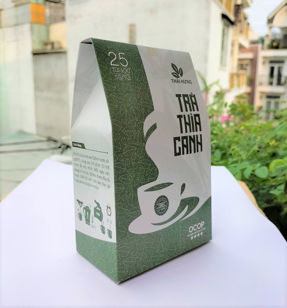 Trà Thìa canh Thái Hưng - Combo 10 hộp 25 túi lọc 5g Hạ và ổn định đường huyết, phòng ngừa biến chứng tiểu đường, hạ mỡ máu